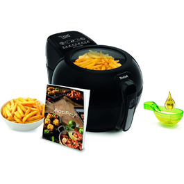 Аерофритюрниця Tefal ActiFry Genius+ FZ7738, 1500 Вт, 1,2 кг, 9 програм, енергозберігаюча, без масла, чорна