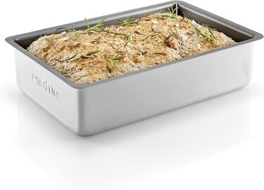 Форма для випікання хліба EVA-TRIO 1,85л з антипригарним покриттям Slip-Let, сіра, для цільнозернового хліба