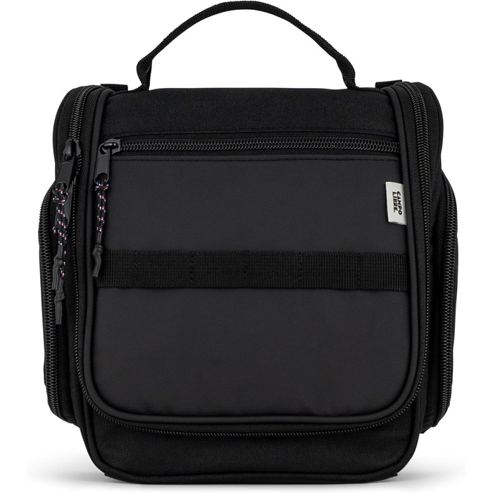 Чоловіча косметичка Tony Kulturbeutel Capo Libre® з 11 відділеннями, преміум-якість, водонепроникна, чорна (M)