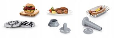 М'ясорубка Bosch MFW2520W, біла, 350 Вт