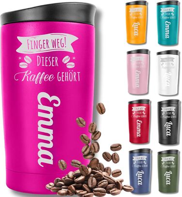 Термокружка KUINEA для кави та чаю, 350 мл, нержавіюча сталь, зелена, BPA-free