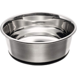 Миска для тварин HUNTER з нержавіючої сталі, 550 мл, з силіконовим дном, легко миється, довговічна
