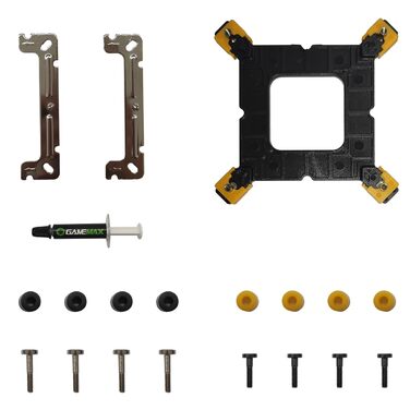 Кулер CPU GAMEMAX SIGMA 550 Infinity Weiß: 220W, 5 Heatpipes, ARGB PWM 120mm, LGA1851/1700/AM5/AM4