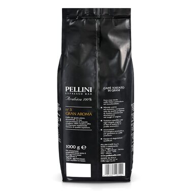 Кава в зернах Pellini N.9 Gran Aroma для еспресо, 1 кг (набір 2 шт)
