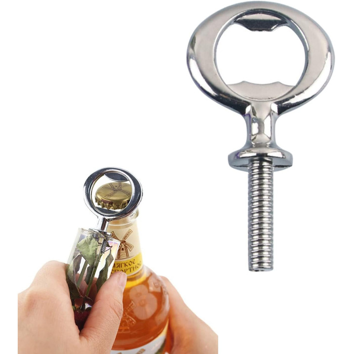 10 Pieces Bottle Opener Blanks DIY Stainless Steel Beer Opener Hardware Bottle Opener Blanks