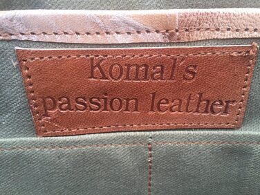 Сумка-портфель Komal's Passion Leather KPL 45.7 см (18 дюймів) шкіряна для ноутбука та документів, чоловіча сумка-месенджер