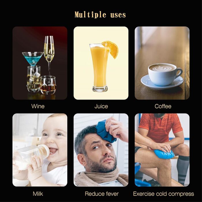 24 камінці для віскі з нержавіючої сталі, багаторазові, набір - Whiskysteine, камінці для віскі, охолоджувачі для вина (24 шт.)