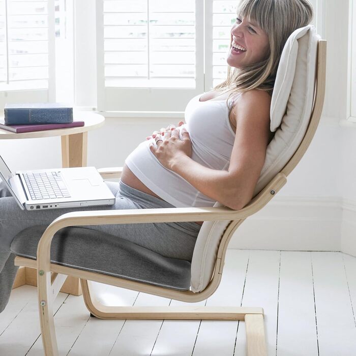 Ортопедична подушка для сидіння Benazcap Donut - для офісних крісел, авто та інвалідних візків. З memory foam для геморою, ішіасу, вагітності та після пологів (сіра)