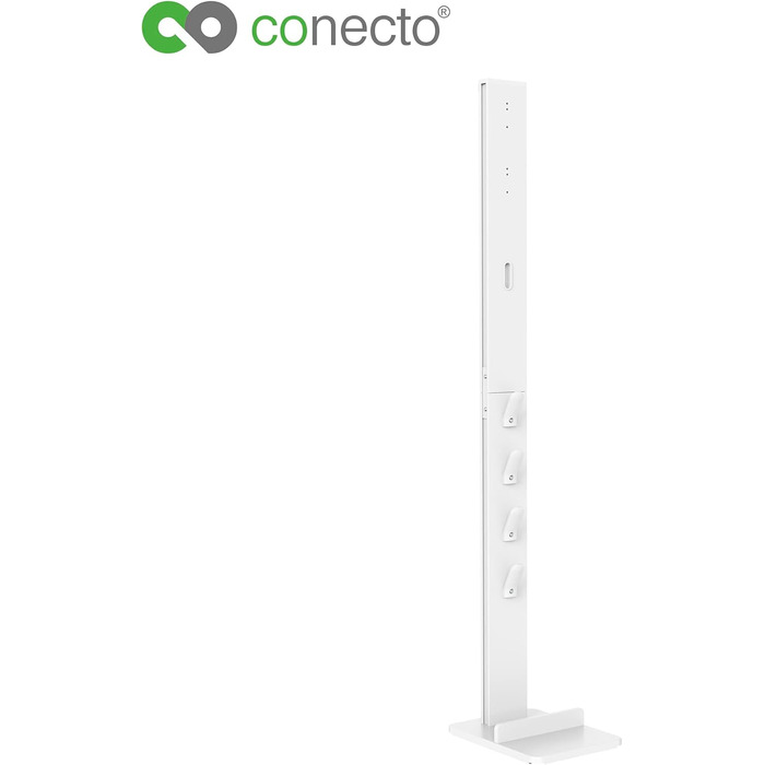 conecto SA-CC50879 Vacuum Cleaner Stand, Aluminum, White
