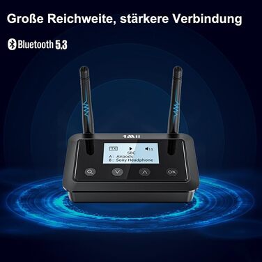 HiFi Bluetooth адаптер 1Mii B03Pro+ з підтримкою LDAC, передавач та приймач для телевізора та стереосистем