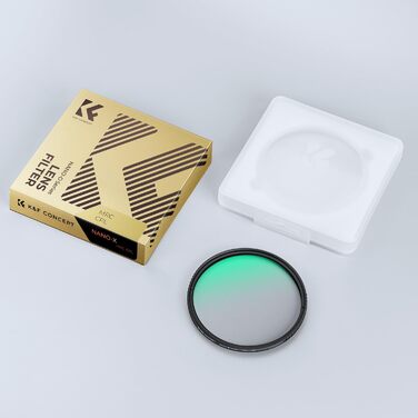 Поляризаційний фільтр K&F Concept 67mm для фотографій: глибокі кольори, зменшення відблисків та відображень, оптичне скло з Multi-Nano покриттям (Nano-Dazzle)