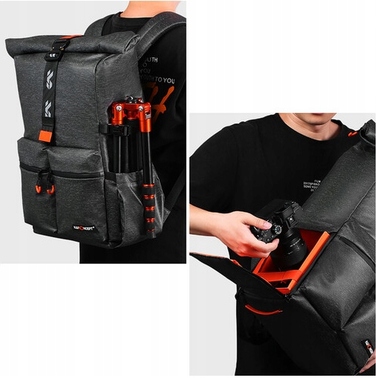 Фоторюкзак K&F Concept KF13.096V1, сірий