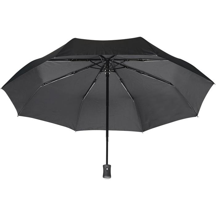 Loiina Сонцезахисний парасолька-рюкзак, вітростійкий, з подвійним куполом, автоматичний механізм, 8 спиць з нержавіючої сталі, захист від УФ-променів, легкий, компактний, стабільний