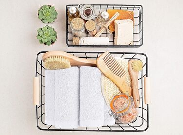 Набір м'яких фланелевих рушників для обличчя Utopia Towels, 100% бавовна, гігроскопічні, 24 шт., чорний/білий
