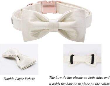 Нашийник для собак Lionet Paws з краваткою - комфортний шовковий нашийник зеленого кольору для маленьких собак, знімний аксесуар, розмір 25-40 см (M, 1 шт.)