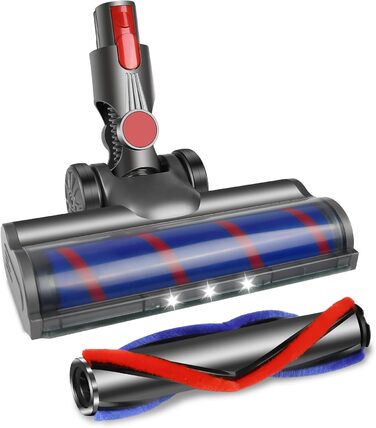 Моторизована щітка для пилососів Dyson V7 / V8 / V10 / V11 / V15 з LED-підсвічуванням: Turbobürste та Soft Roller