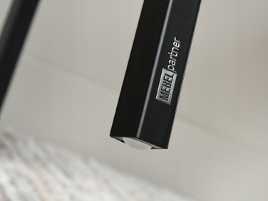 Прямокутний письмовий стіл Mebel-Partner 100 x 45 x 75 см, чорний з зеленим