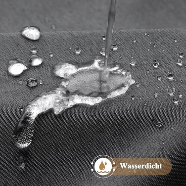 Текстильна штора для ванни, сіра, 180x180 см, на кільцях