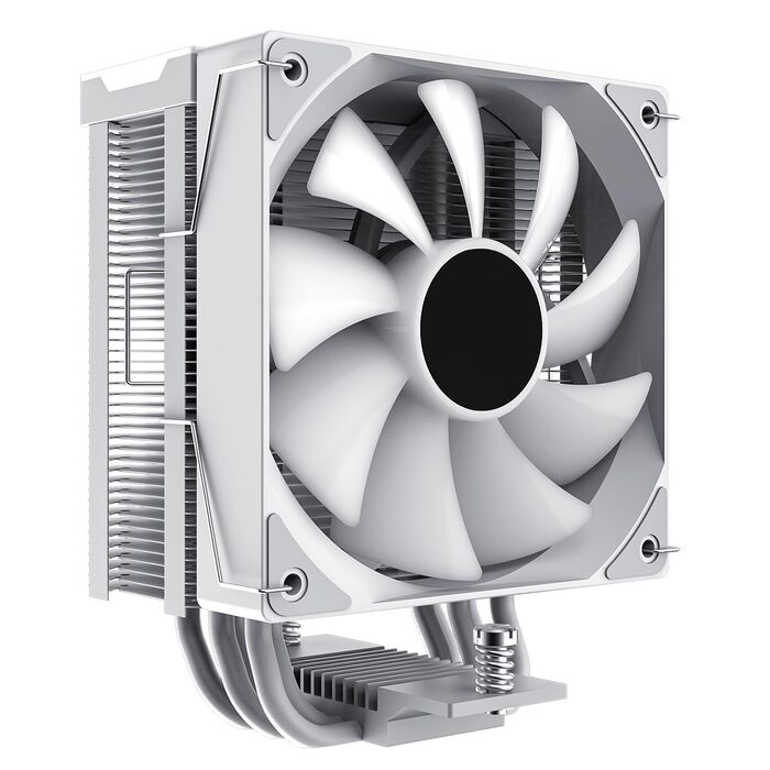 Кулер CPU GAMEMAX SIGMA 550 Infinity Weiß: 220W, 5 Heatpipes, ARGB PWM 120mm, LGA1851/1700/AM5/AM4