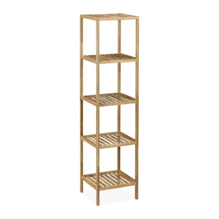 Relaxdays Walnut Open Shelves
