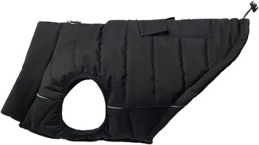 Spark Paws Warmshield™ Dog Jacket Winter Coat, Warm Fleece, Water-Resistant, Windproof, Reflective Vest, Suitable for Medium and Large Dogs, Cold Protection Snow Jacket Parka - Black - M