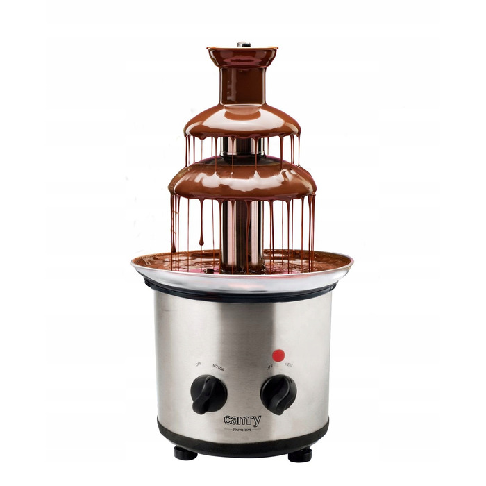 Домашній шоколадний фонтан на 3 яруси для fondue, 320 Вт