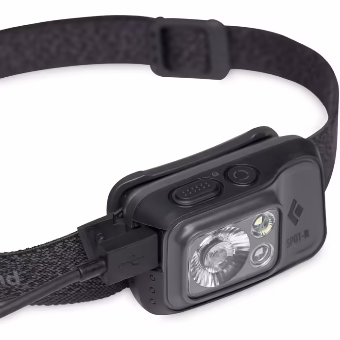 Налобний ліхтар Black Diamond Spot 400-R, графіт, універсальний розмір