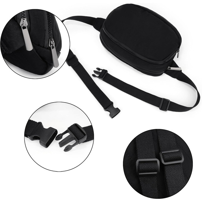 Жіночий гаманець UTO з PU шкіри, багатофункціональний на замку, клатч для телефону (1265 Чорний)