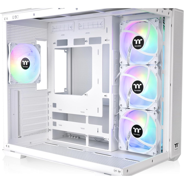 Корпус Thermaltake View 380 TG ARGB Mid-Tower – білий, з двома камерами, USB-C, підтримка радіатора 360мм, 4 вентилятори ARGB