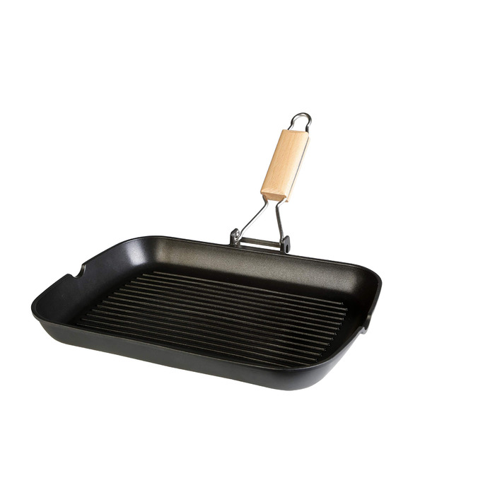 WECOOK! Ecostone Гриль-сковорода алюмінієва з антипригарним покриттям рифлена 34x24 см