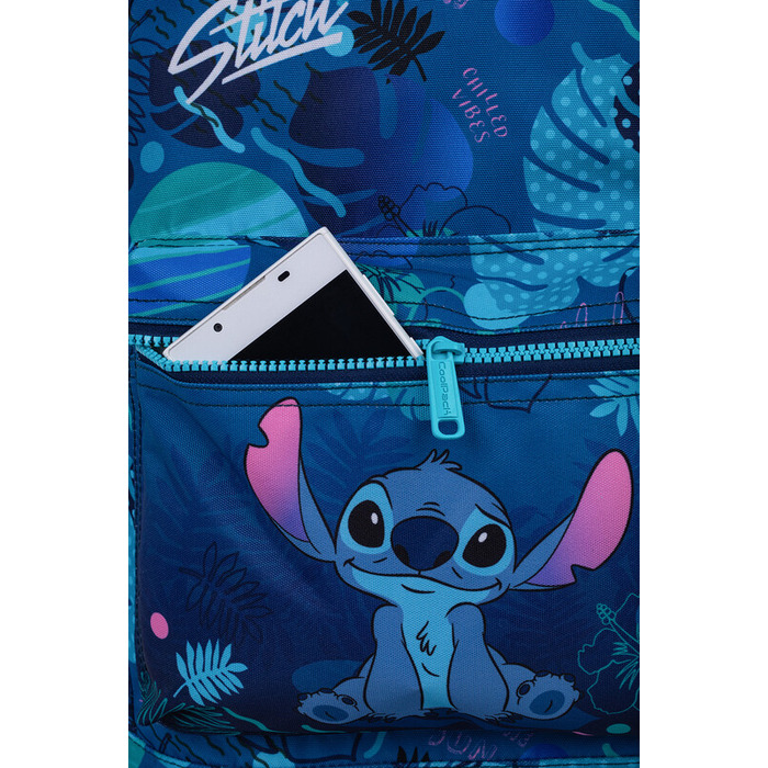 Шкільний рюкзак однокамерний Lilo & Stitch CoolPack, синій, 21 л