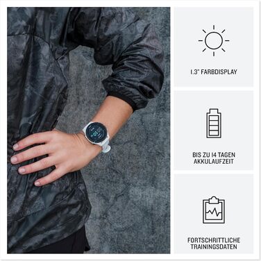 Garmin Forerunner 255 – GPS-годинник для бігу з індивідуальними планами тренувань, функціями для бігу та детальною аналітикою. 1.3' дисплей, до 14 днів роботи від акумулятора, водонепроникний (Non-Music, 46 мм, Темно-синій)