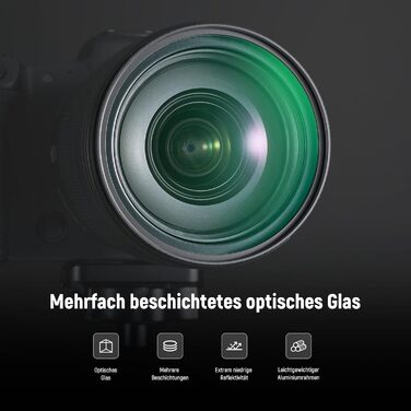 Фільтр NEEWER 52mm Black Diffusion 1/4 - ефект Nebel/Dreamy/Cinematic для відео та портретної зйомки