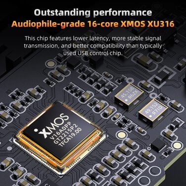 FiiO KA17 Портативний USB DAC Аудіо Hi-Fi Декодер, Dual ES9069Q PCM768 DSD512 3,5/4,4 мм Вихід для Android iOS Mac Win10 (Чорний)