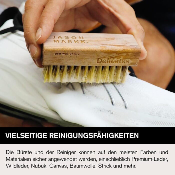 Jason Markk Shoe & Sneaker Care, Shoe Cleaner, cleans and cares for shoes