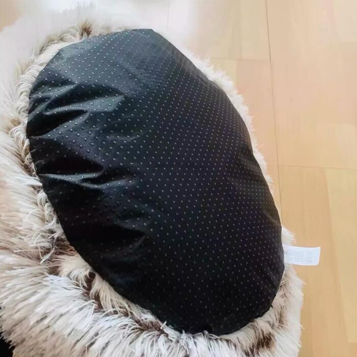 М'яке ліжко для собак та котів у вигляді ведмежих лапок, діаметр 50 см, теплий затишний сон для маленьких та середніх собак/котів/кроликів, легко миється