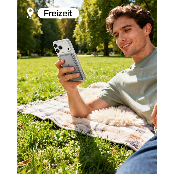 Power Bank MOVESPEED MagSafe 5000mAh Space Grau - Бездротовий зарядний пристрій для iPhone