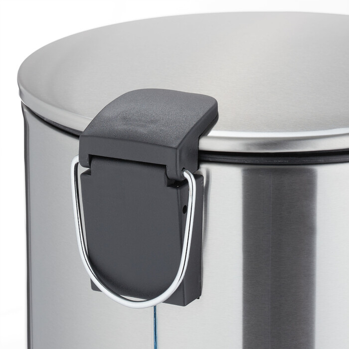 Relaxdays Stainless Steel Step Bucket 12 Liter