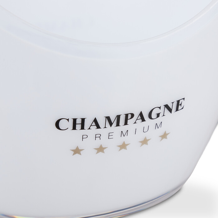 Relaxdays Champagne Cooler, 6L, White