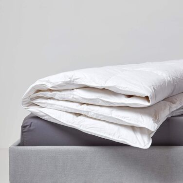 Homescapes Warm Winter Comforter, 200 cm x 200 cm, Down Comforter Heat Class 4-5 with 85% Goose Down and 15% Down, Down Comforter, Quilted Comforter Öko-Tex Certified 200 x 200 cm