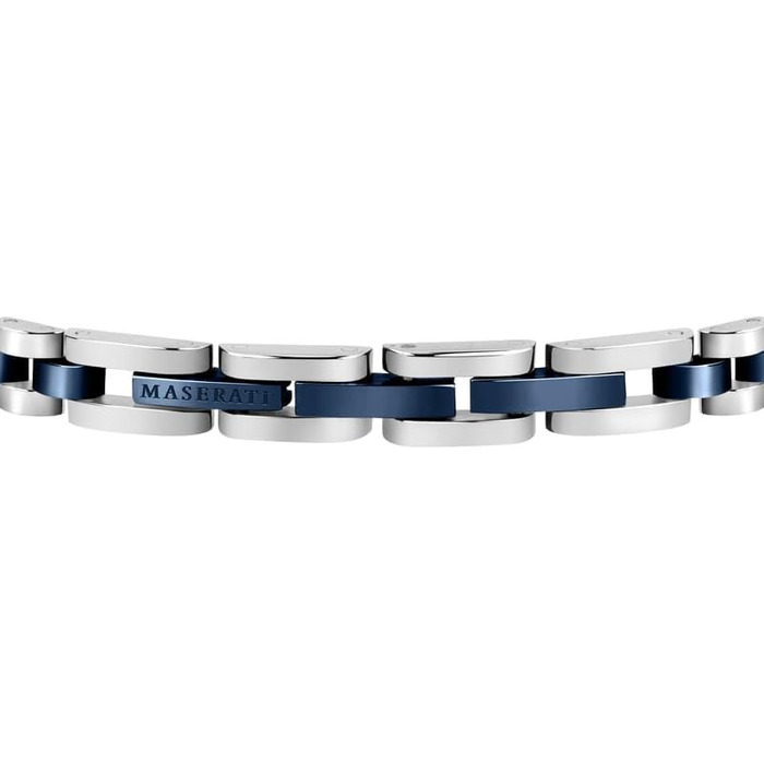Браслет чоловічий Maserati Jewels з нержавіючої сталі, 21 см, синій (JM320AST08) з PVD покриттям