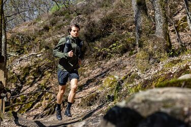 Черевики для хайкінгу Salomon Alphacross 5 чоловічі, чорний колір, розмір 44 2/3 EU