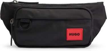 Чоловіча поясна сумка Hugo Ethon 2.0N з логотипом, чорна