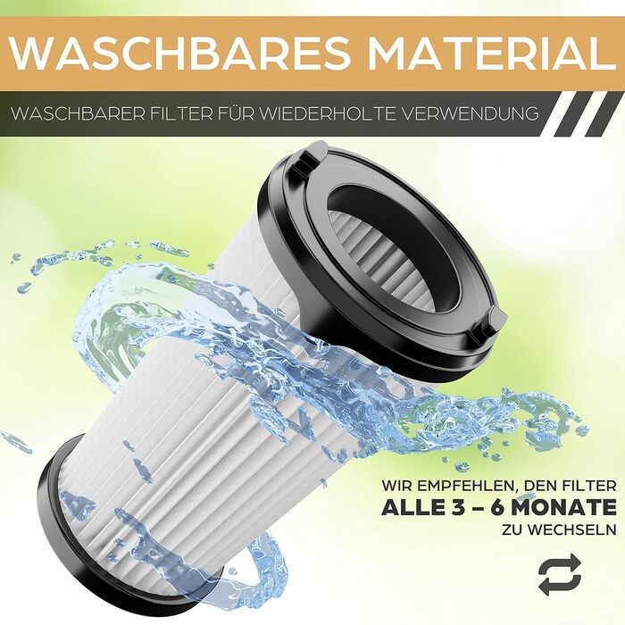 Замінник фільтра для пилососа AEG Ergorapido (AEF150, CX7, QX8) з щіткою для прибирання