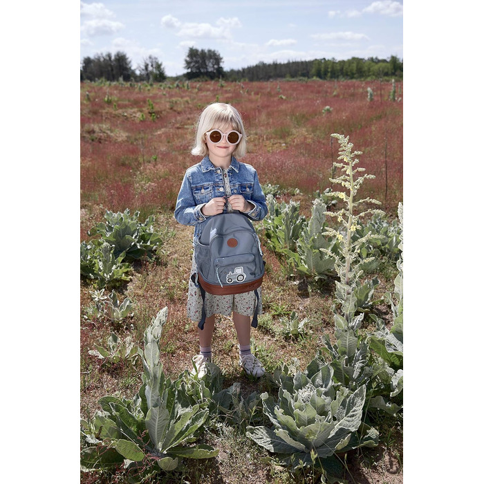 Дитячий рюкзак LÄSSIG з нагрудним ремінцем: рюкзак для дитячого садка, 6,5 л, від 3 років / Міні рюкзак Adventure Tractor