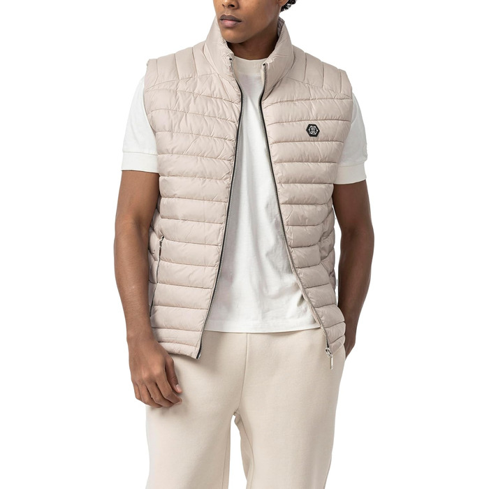 Жилет Redbridge зі стежкою та блискавкою, темно-синій (XL, Бежевий)