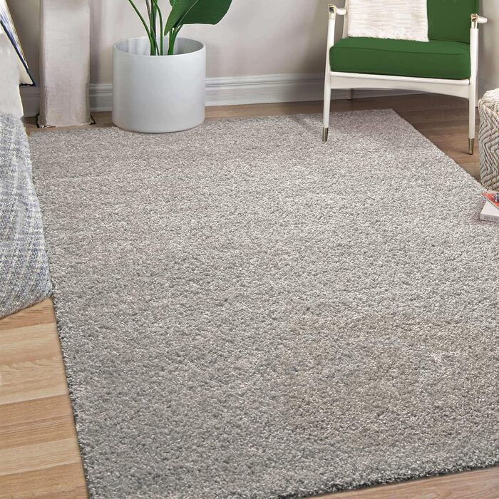 Килимок для вітальні Impression - Екологічний сертифікований килим, колір сірий, розмір 80x150 см