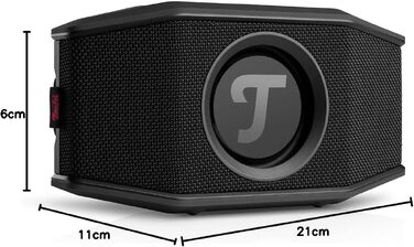 Портативна Bluetooth-колонка Teufel ROCKSTER GO 2 для зовнішнього використання, чорна