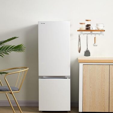 Дерев'яне ключове дошка JiangLin з полицею, декоративний тримач для ключів, настінна ключниця з 7 гачками, для входу, коридору, вітальні (білий)