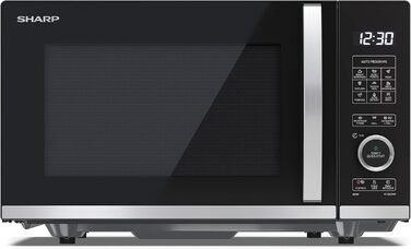 Мікрохвильова піч SHARP YC-MS252AE-B: 20 літрів, 900W, гриль, чорний колір